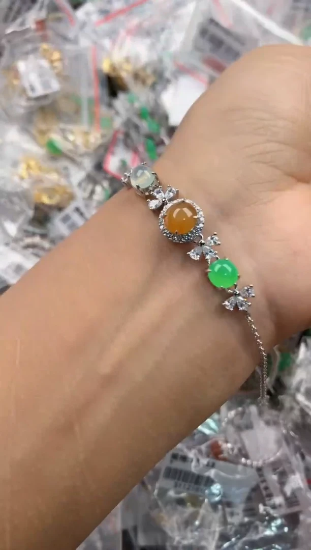 银S925镶嵌戒指翡翠222-----6