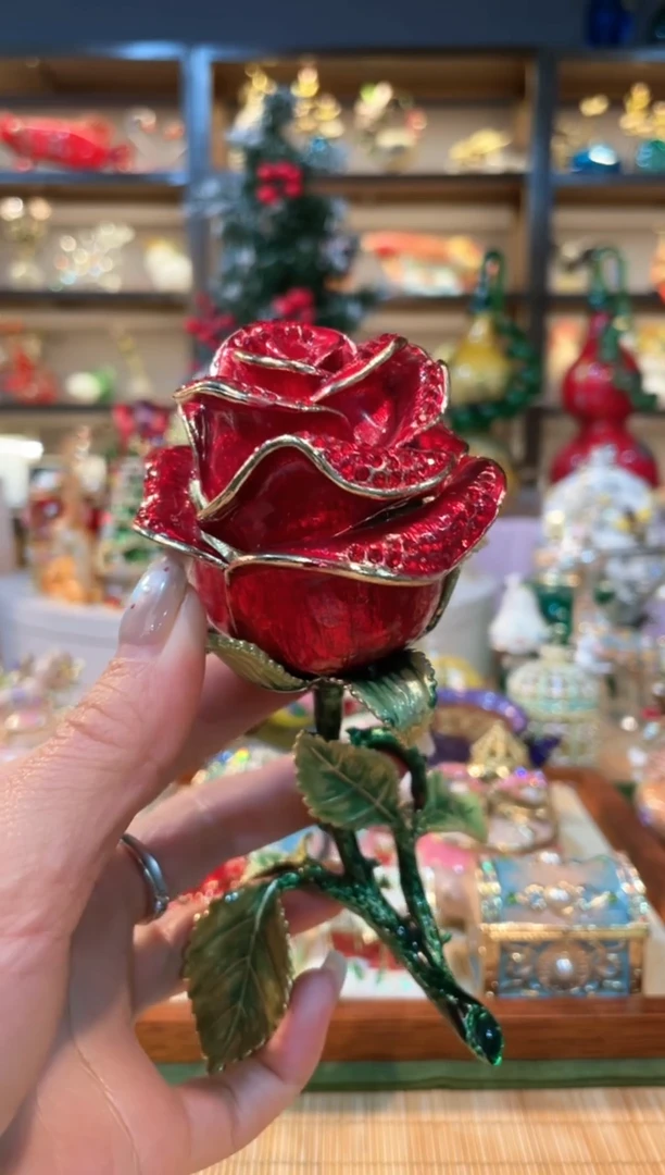 【闪购商品】精致珐琅彩首饰盒