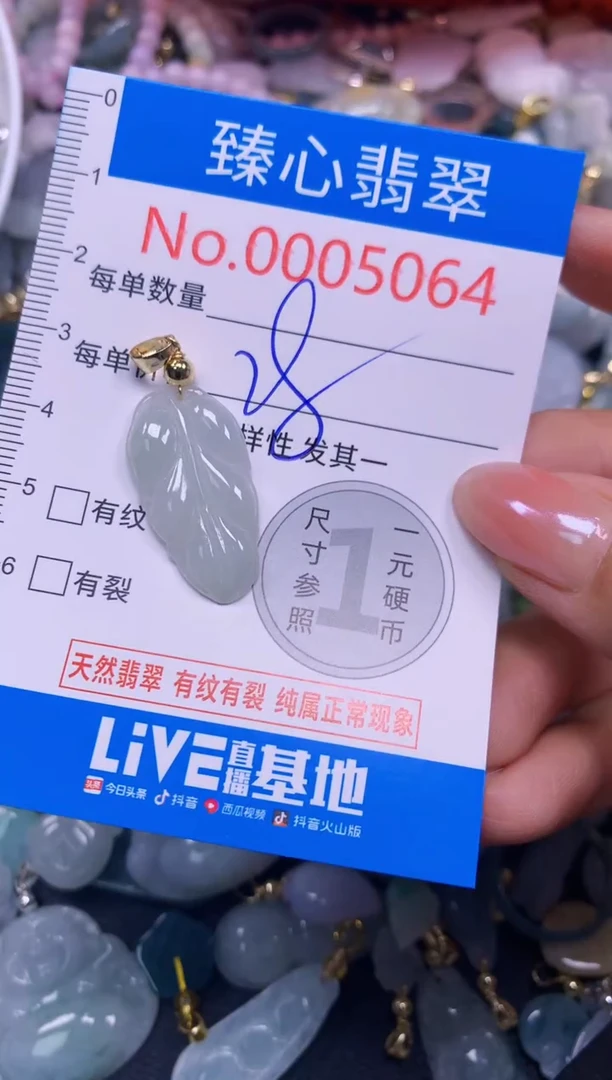 吊坠(不含链)未镶嵌翡翠5064