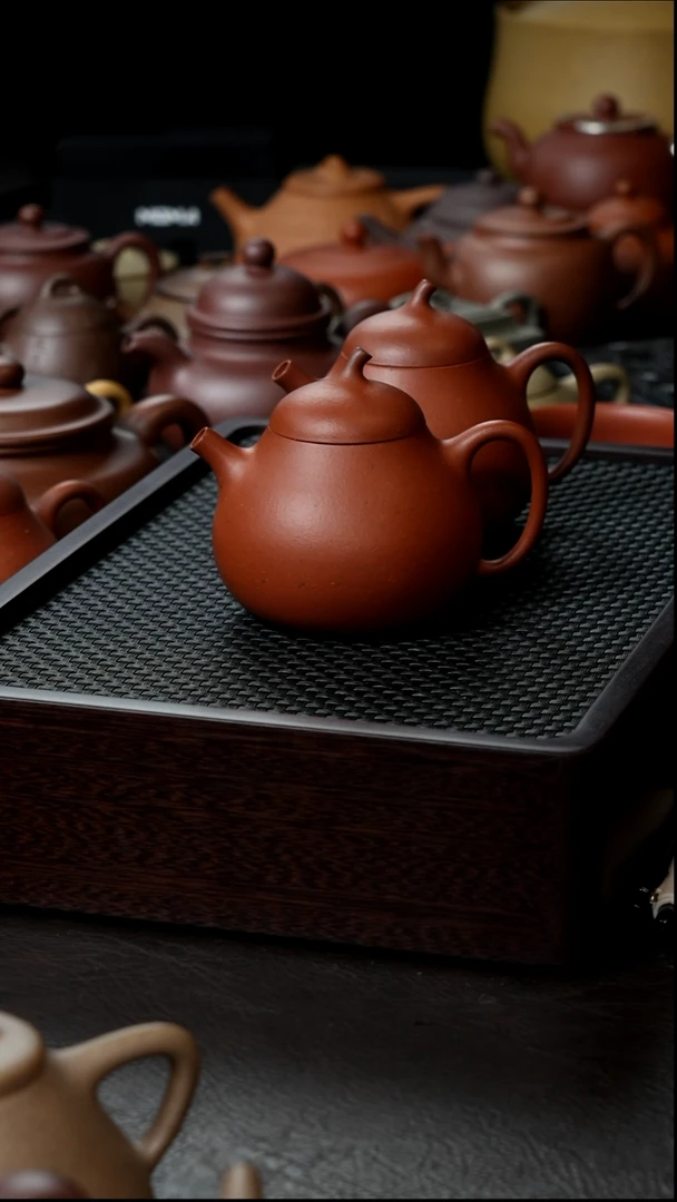 茶壶紫砂茄瓜红泥666666666