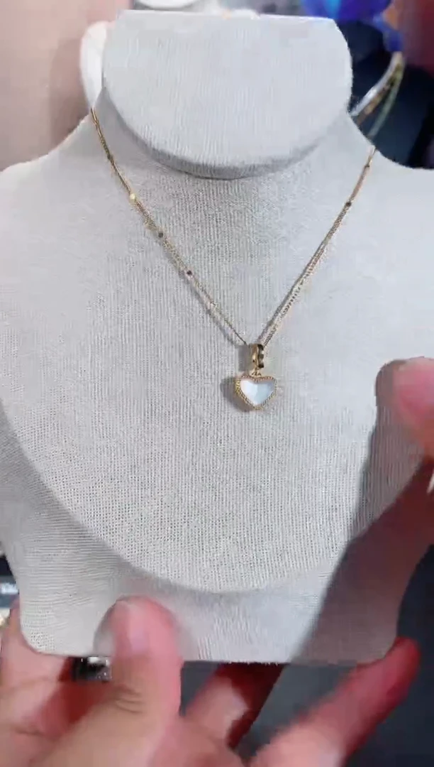 铜合金无925银项链7082