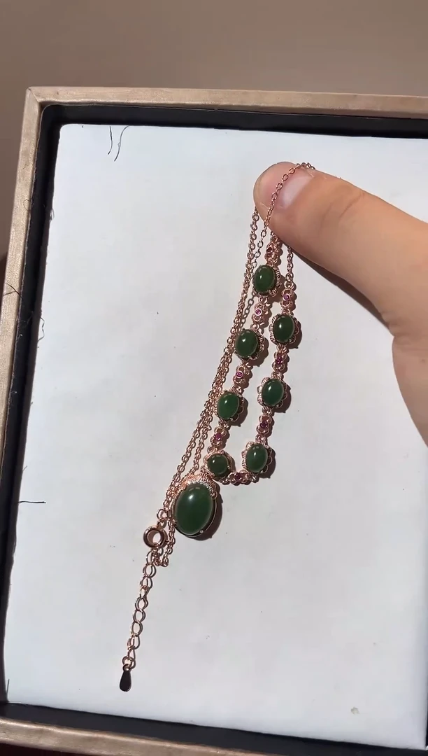 未镶嵌和田玉挂件和田玉项链