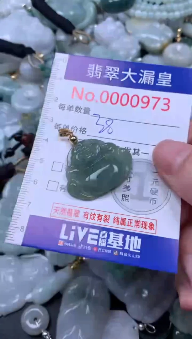 吊坠(不含链)未镶嵌翡翠973