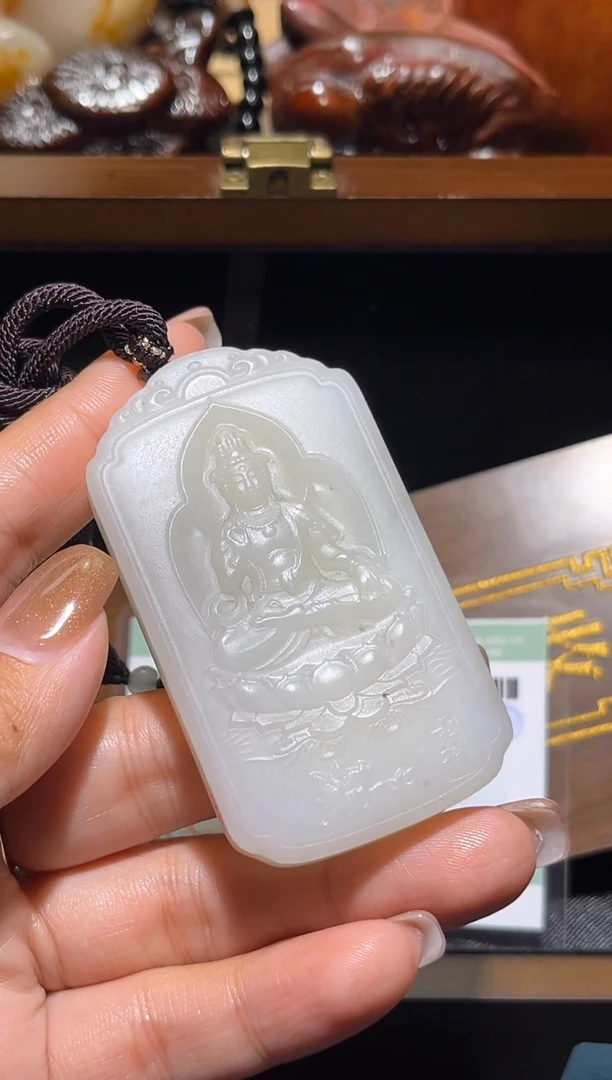 未镶嵌和田玉挂件一**凉1