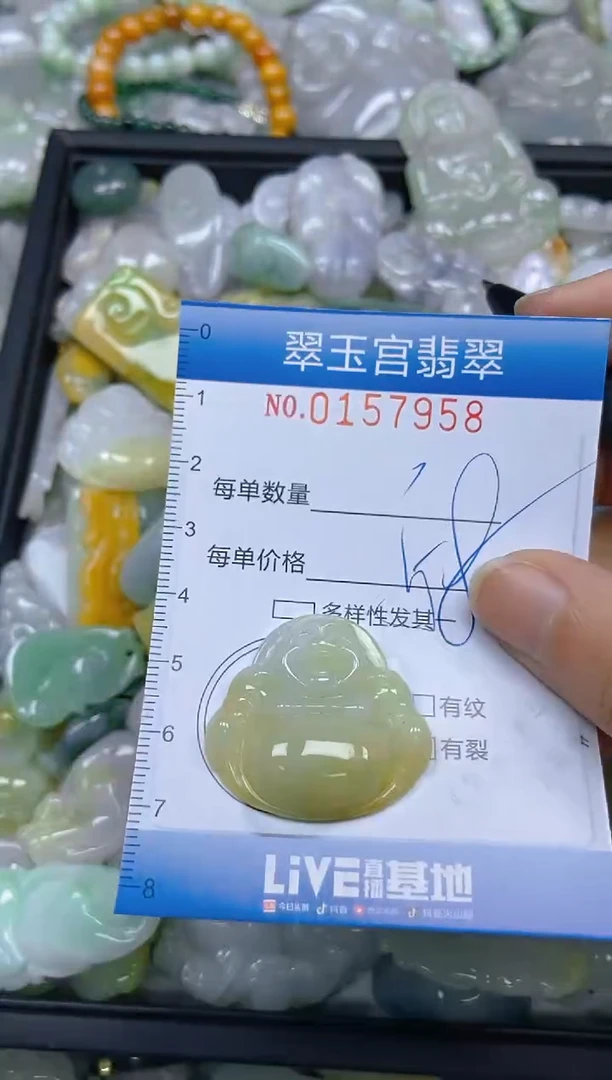 翡翠未镶嵌颈饰闪购0157958