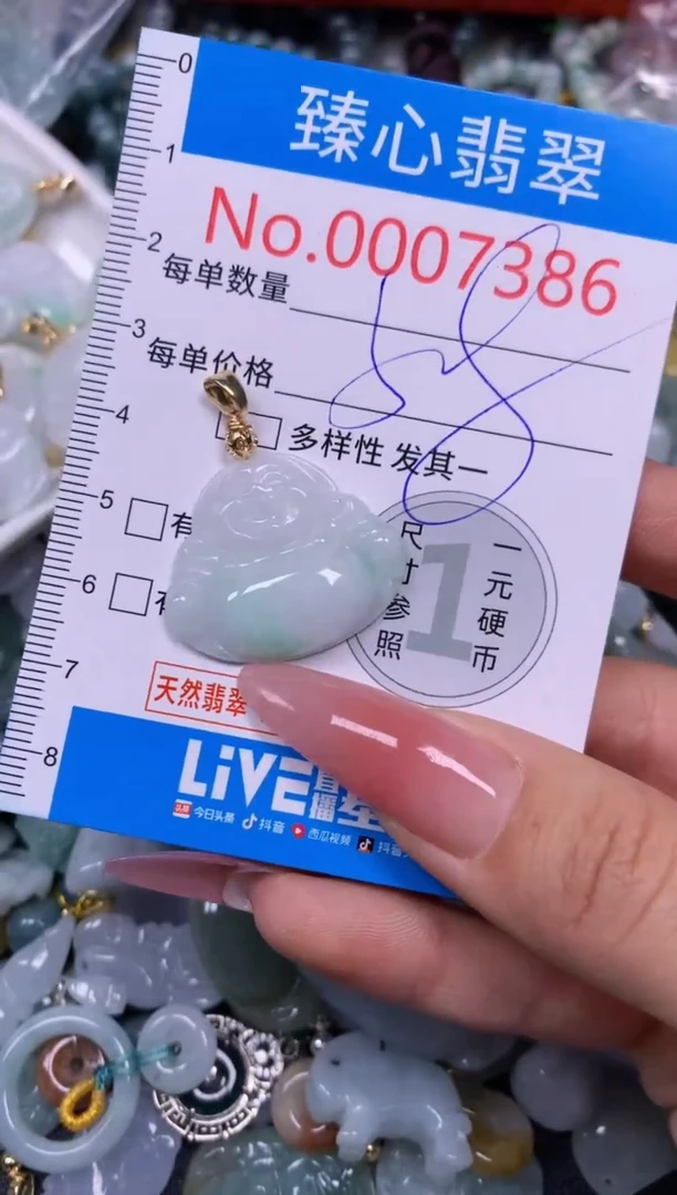 【闪购商品】翡翠颈饰未镶嵌含绳0007386
