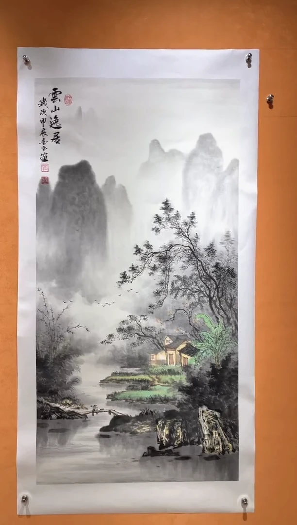 国画刘金玉老师亲笔手绘