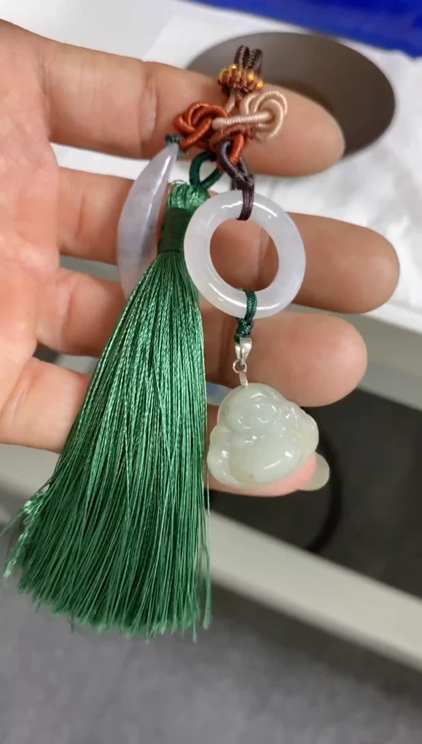 【闪购商品】翡翠颈饰未镶嵌天然缅甸翡翠A货随型挂件