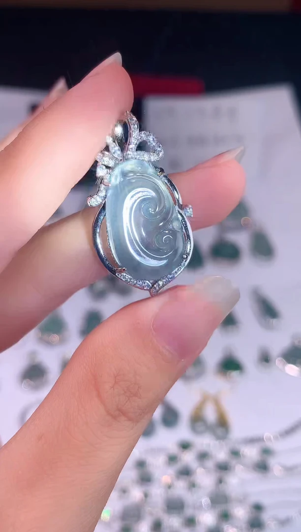 颈饰未镶嵌翡翠0芹0翡翠珠宝706