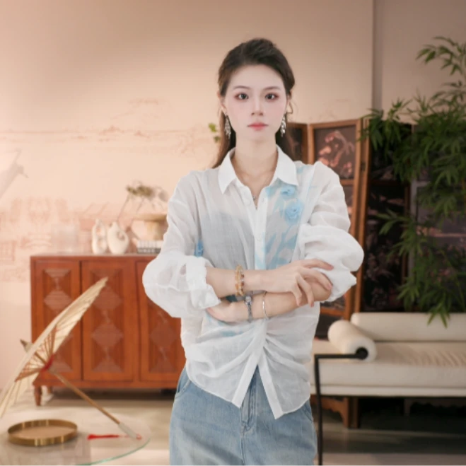 生活在左百搭衬衫T11