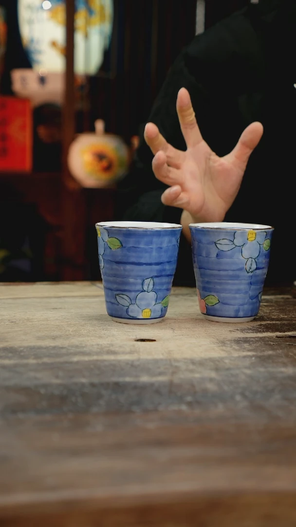 【闪购商品】瓷片景德镇纯手工釉下彩精品餐具