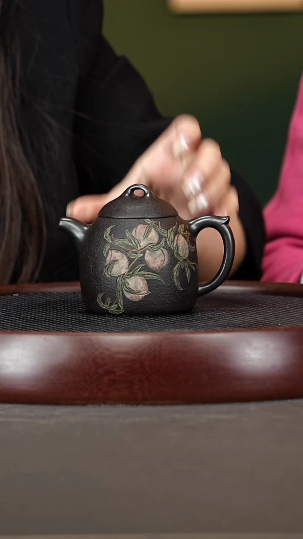 茶壶紫砂36ZXJ秦权 玄铁砂240cc