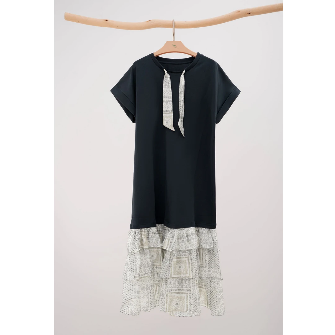 片断2025夏季新款短袖连衣裙251129823L03