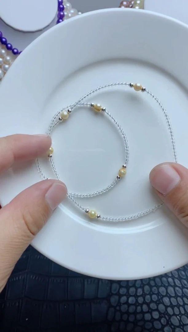 淡水珍珠未镶嵌颈饰0114