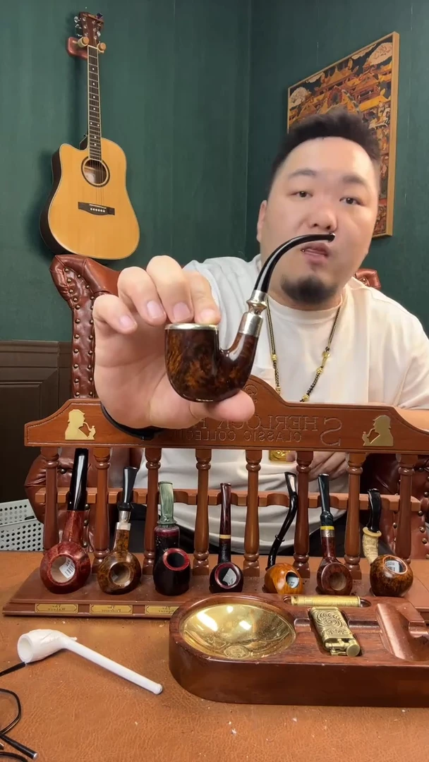 石楠木木雕款意大利进口石楠木烟斗