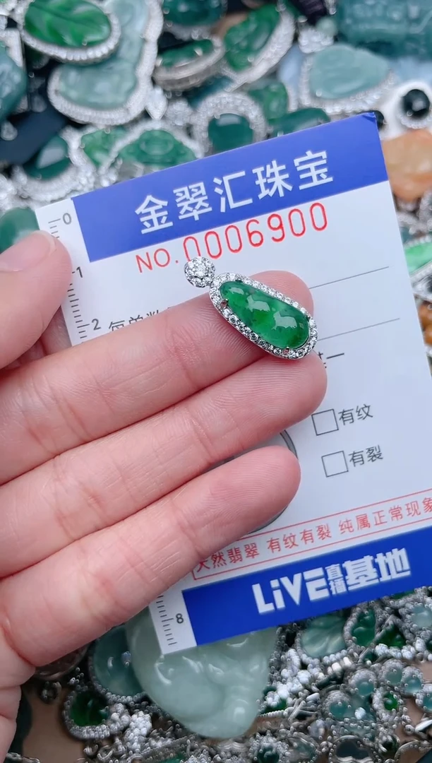 【闪购商品】翡翠颈饰未镶嵌6900.....1