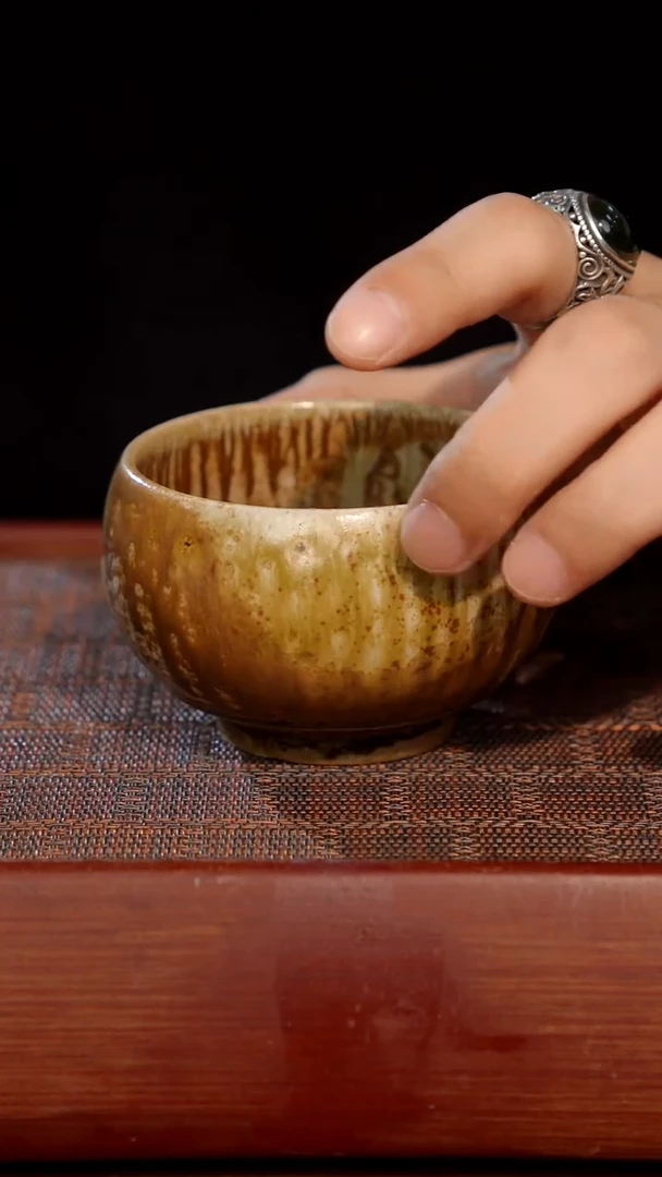 陶瓷奢瓷/瑞寅柴烧茶器（杯子）96 微瑕