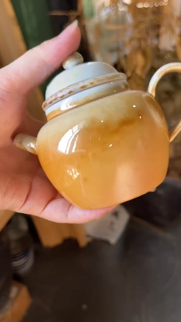 壶276号容量140-150ML中白泥 仿手工壶