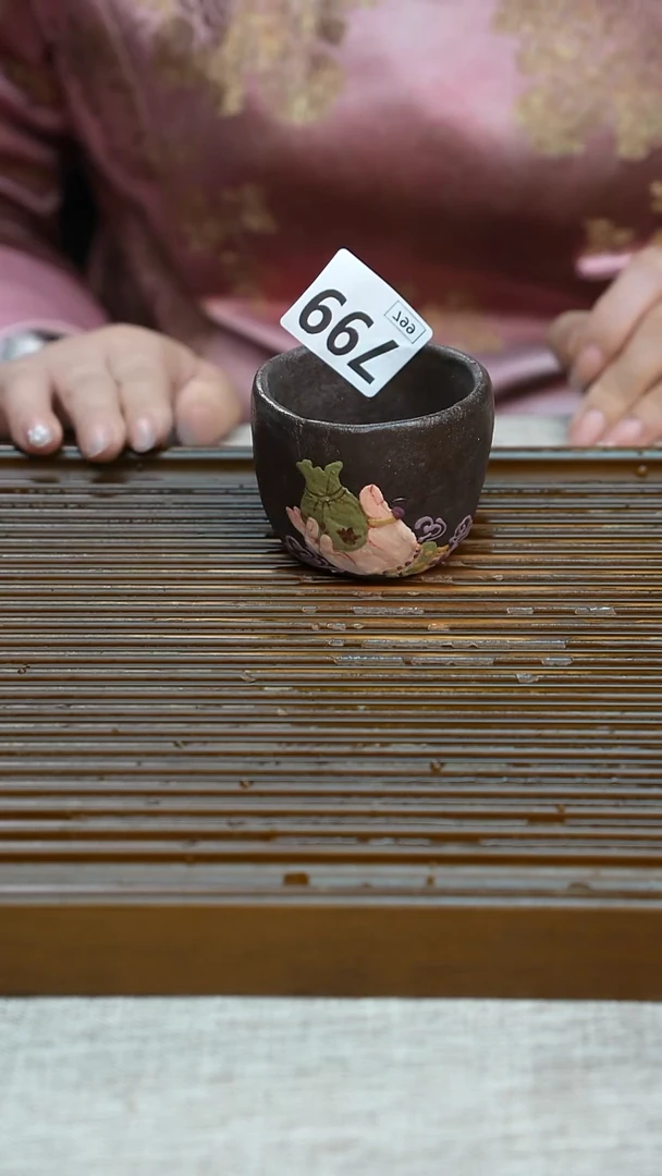 纯手工粗陶茶具每一只不一样
