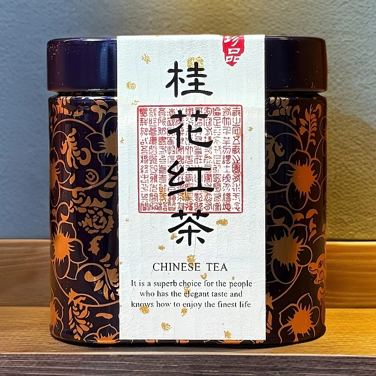 热卖 桂花红茶头春高货清香桂花香茶叶回味醇正