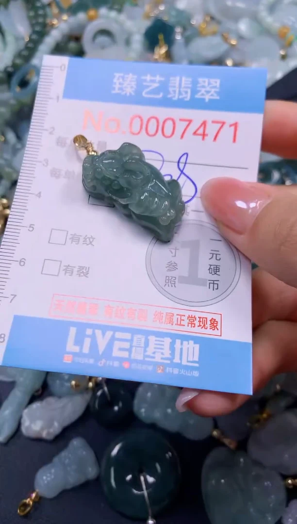颈饰未镶嵌翡翠7471