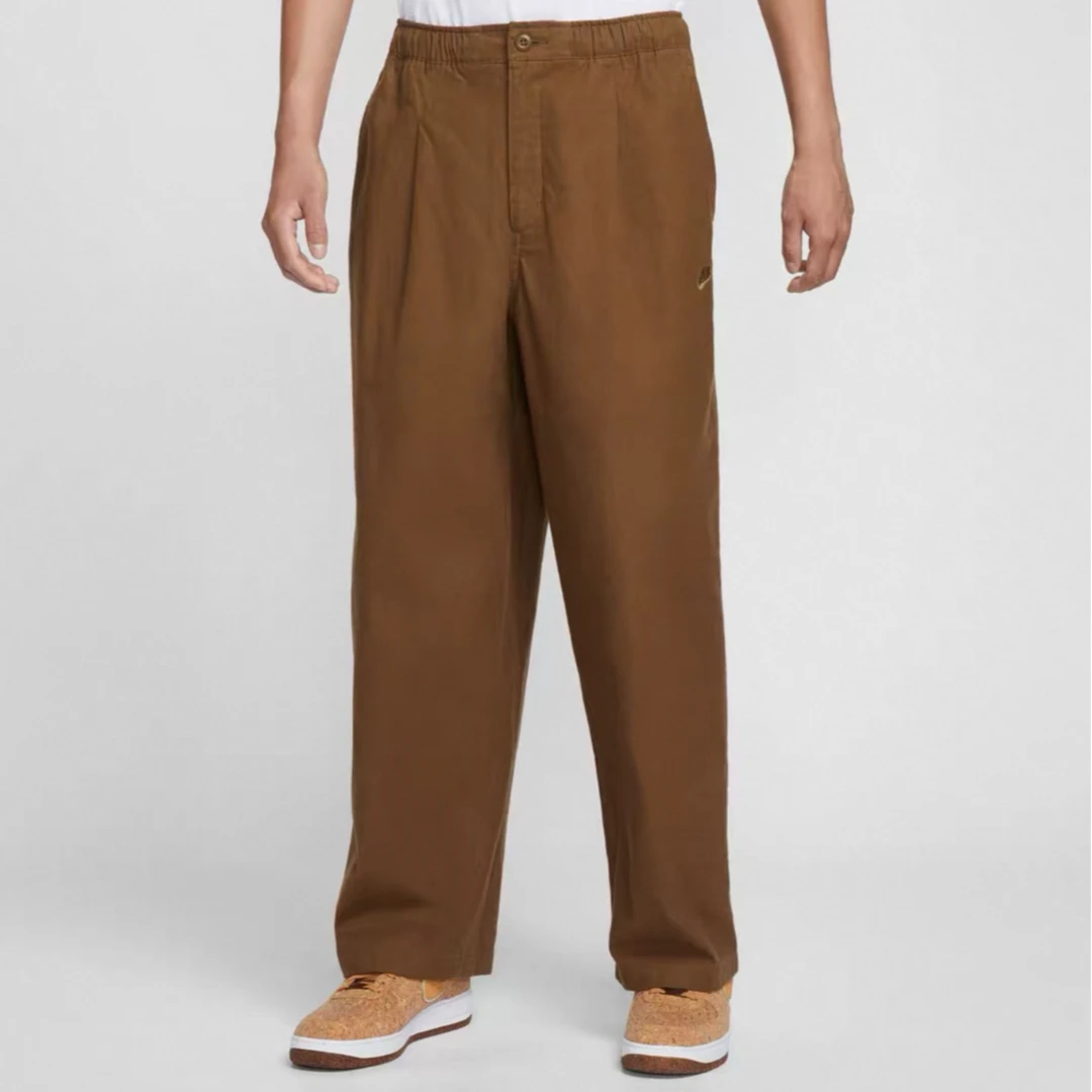 NIKE耐克男子宽松加厚灯笼裤25冬新款厚实刺绣运动长裤HV1424-355