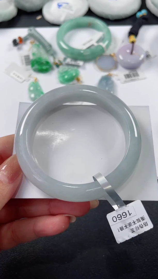 未镶嵌手镯翡翠 基地发货H 3932 58+