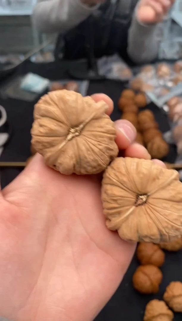 【闪购商品】文玩核桃把件南瓜墩43-u536