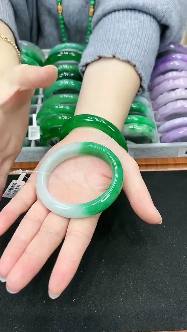 【闪购商品】砖雕s24半山半水手镯圈口53-61