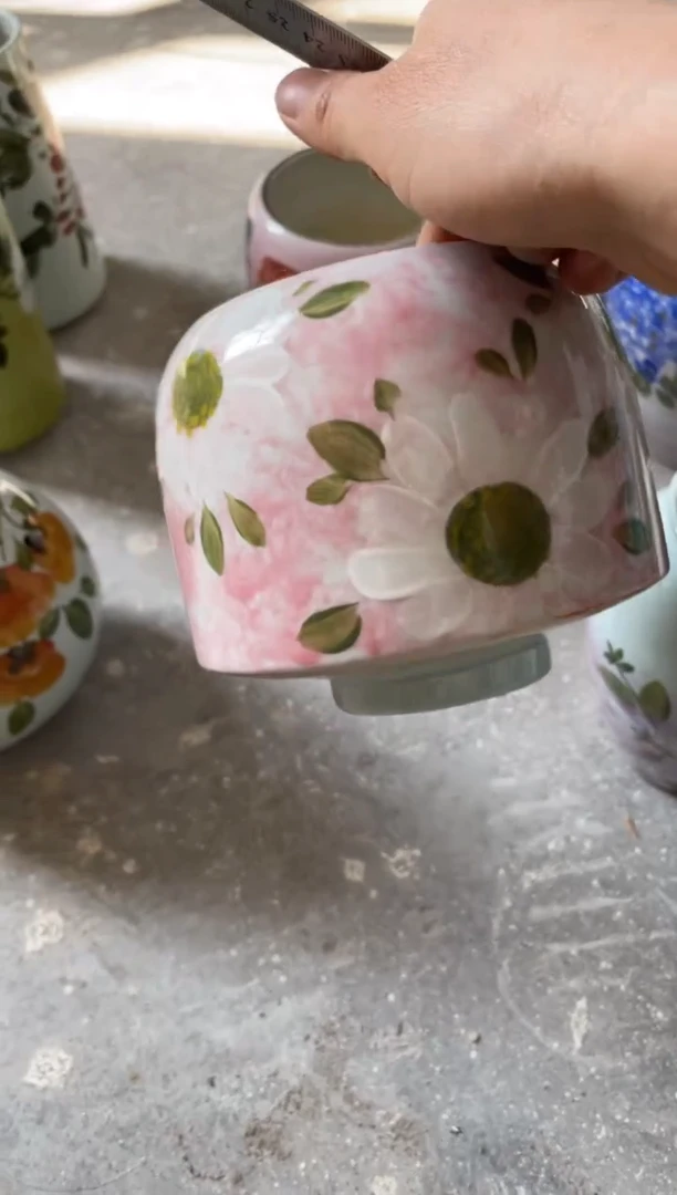 瓶陶景德镇手绘陶瓷