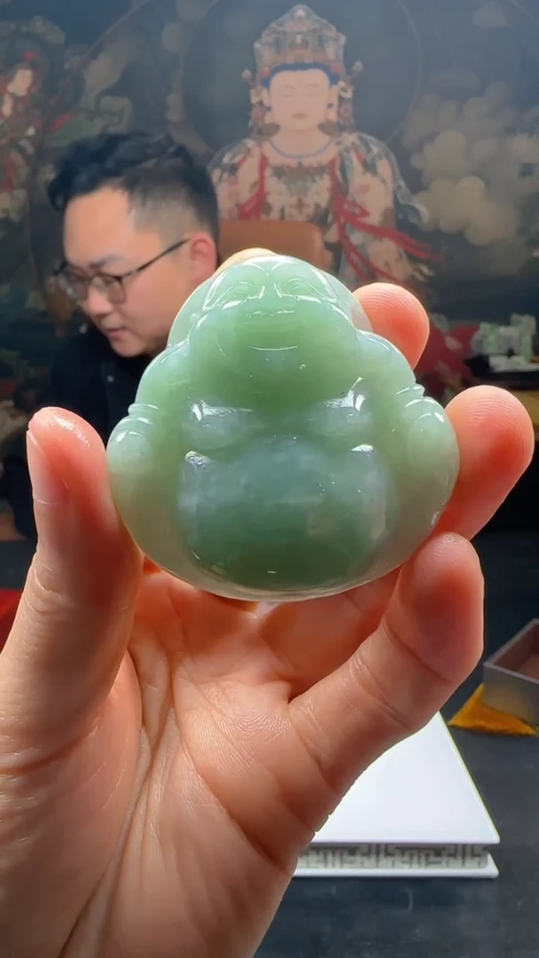 【闪购商品】定制翡翠未镶嵌L-@@QJXC11686