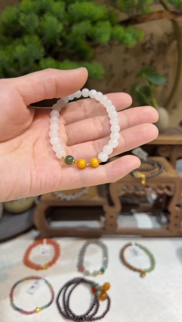 未镶嵌手链和田玉手饰@@