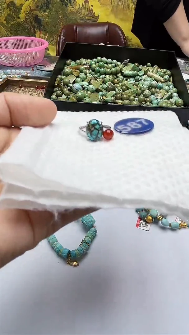 玛瑙/玉髓戒指未镶嵌587