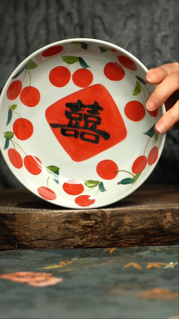 【闪购商品】杯釉下彩手工手绘同款陶器