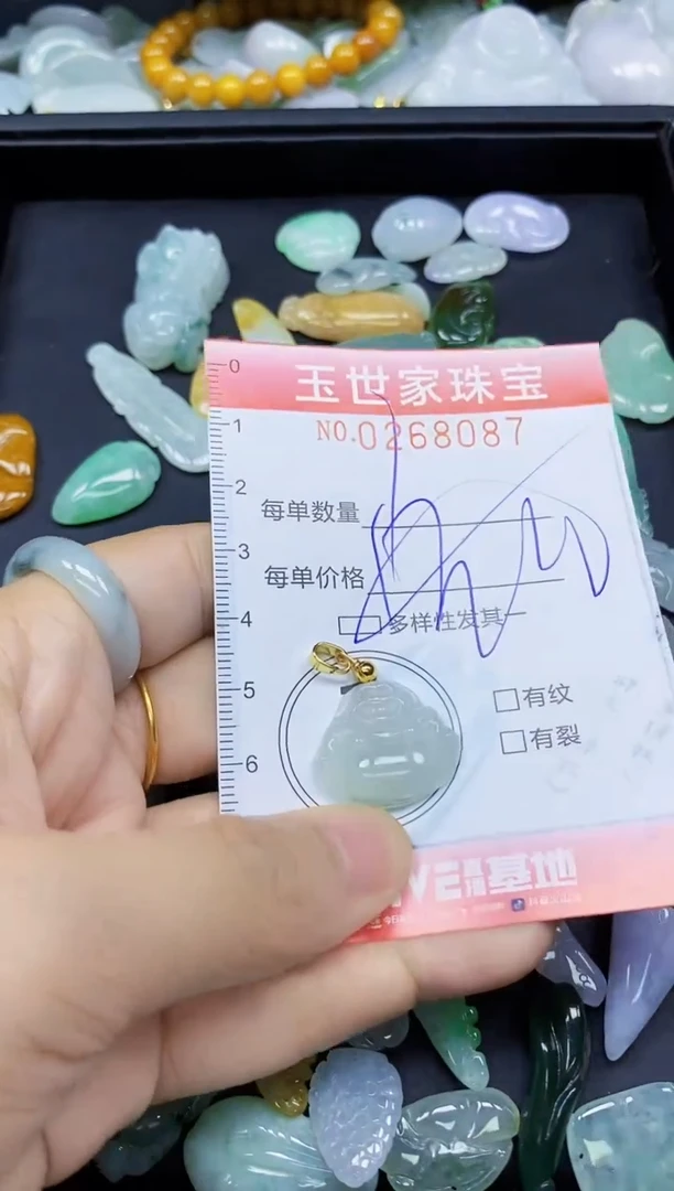 翡翠未镶嵌颈饰闪购0268087多样性发其一