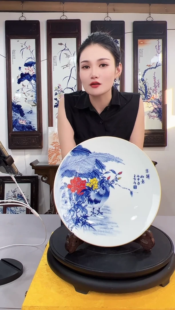 其他陶瓷/高端/手工手绘D11