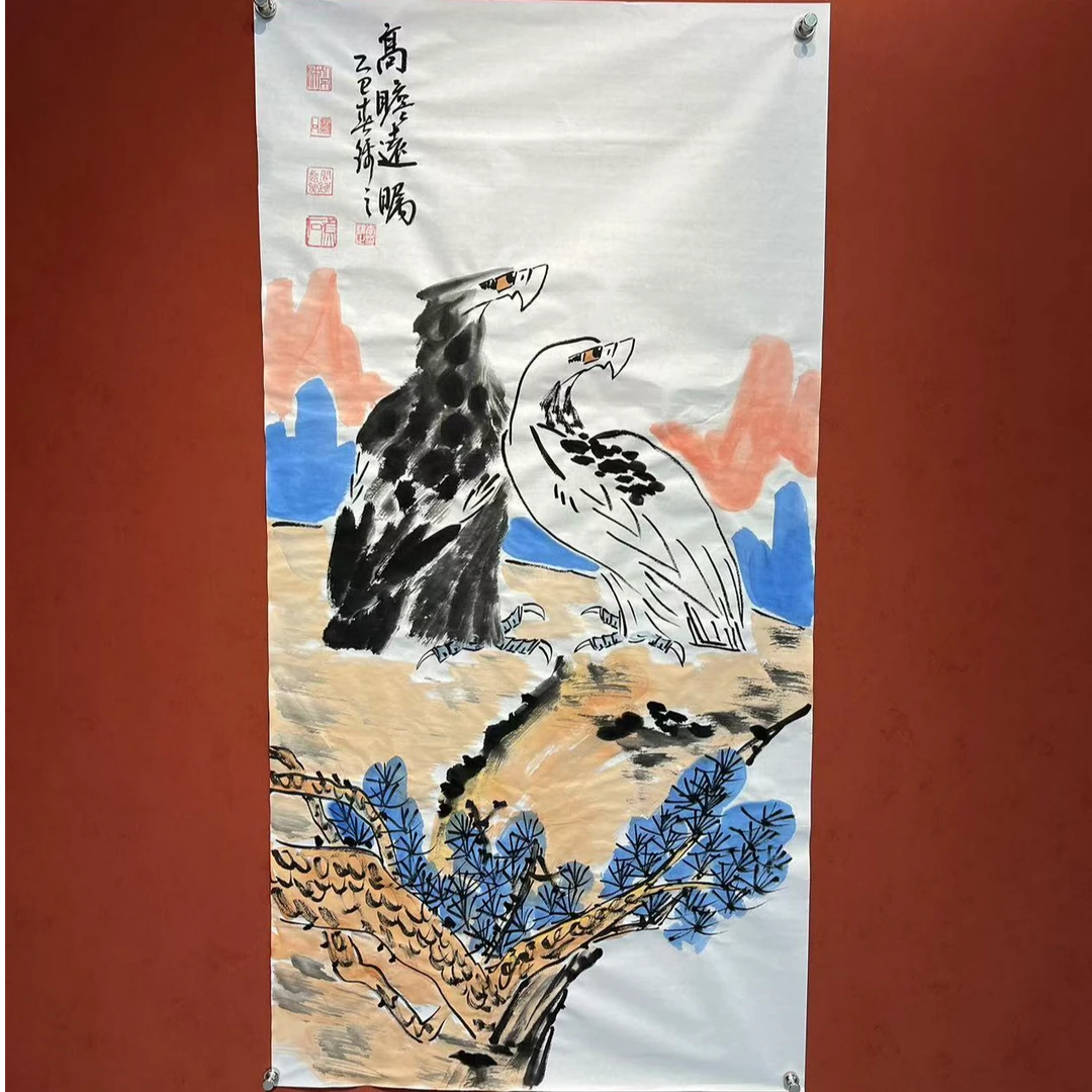 李锦之绘画作品~《高瞻远瞩》