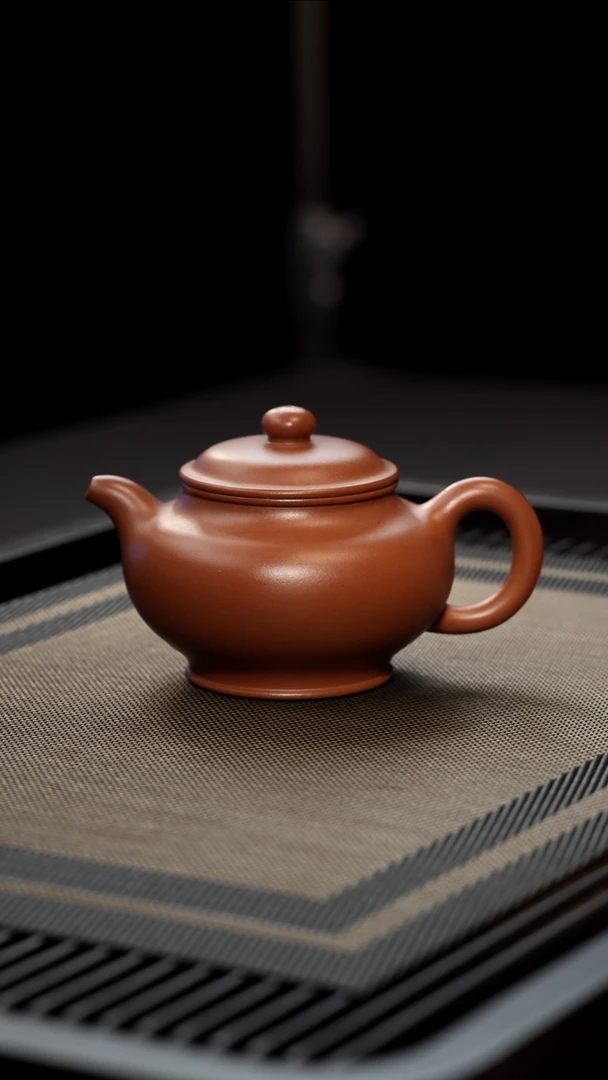 茶壶紫砂全手工台西紫泥掇只300cc