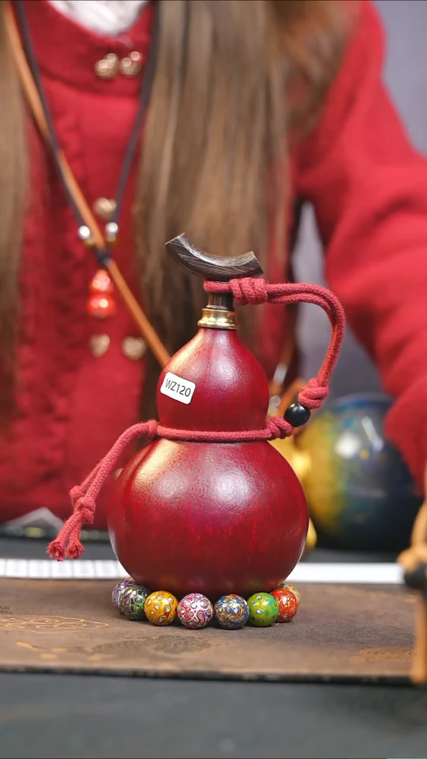 【闪购商品】WZ120大漆酒葫芦不包手串及旋转底座