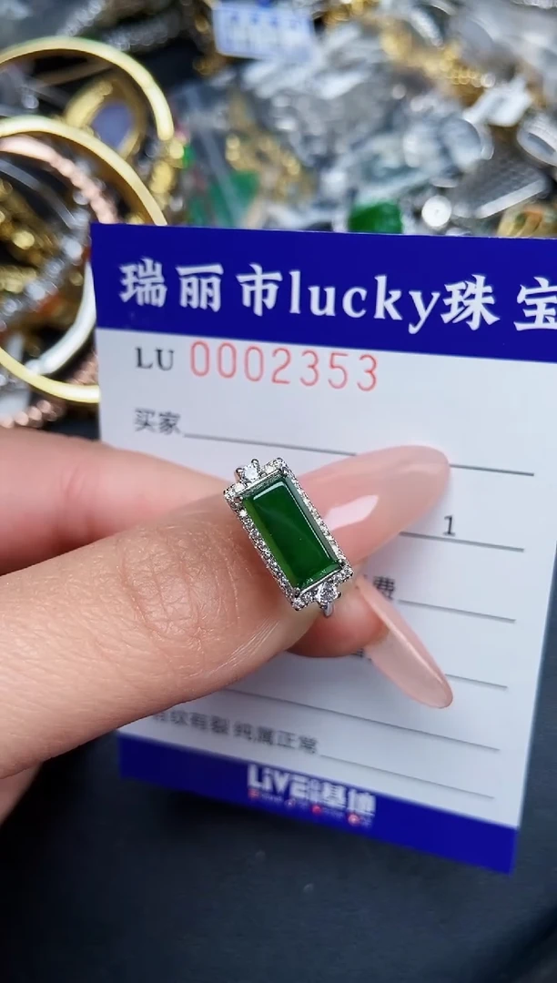 【闪购商品】翡翠颈饰银S925镶嵌2353