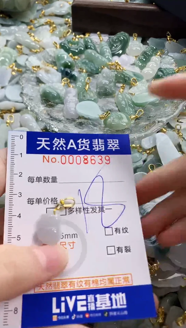 颈饰未镶嵌翡翠天然A货翡翠