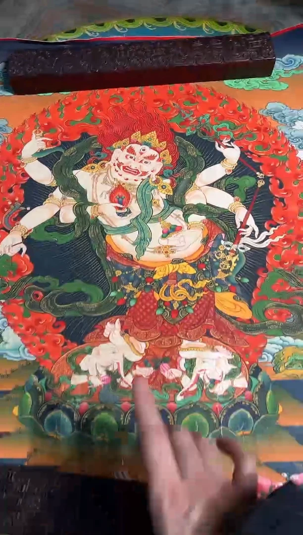 卷轴画路路的唐卡tk160