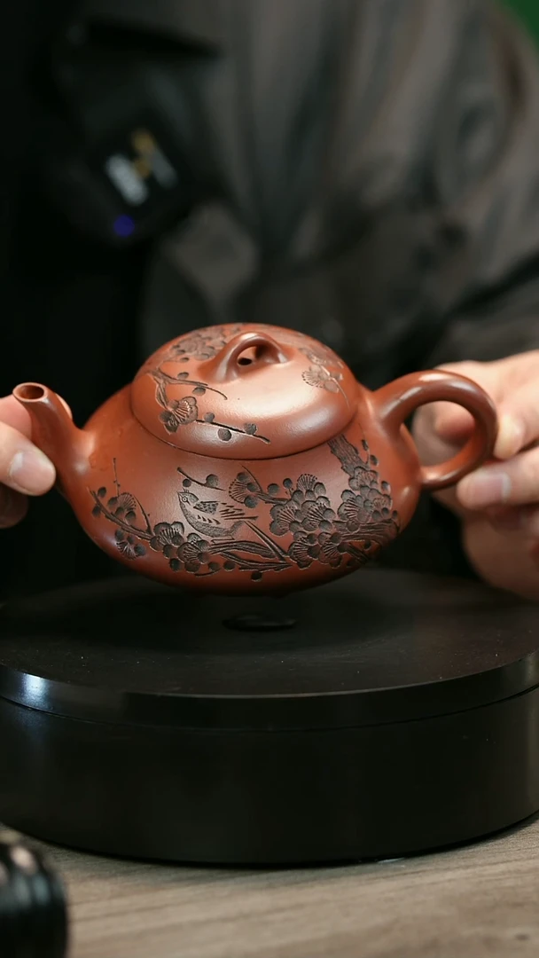 茶壶紫砂8*H2208李小琴山景汉堂石瓢