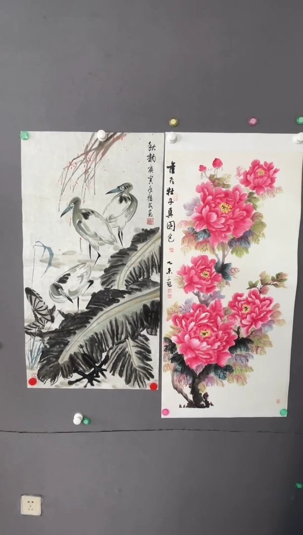 国画秦**武山水花鸟人物