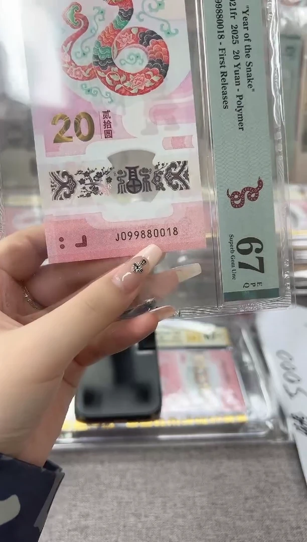 塑料蛇钞J099880018PMG67