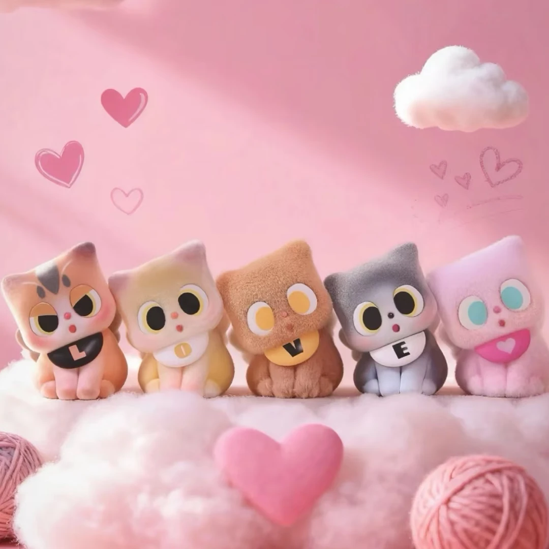 【拆盒】pitty咪的名字毛绒迷你盲盒系列可爱潮玩