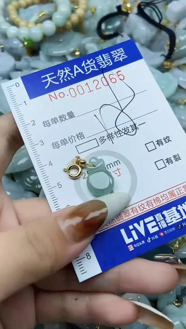 【闪购商品】翡翠颈饰未镶嵌天然A货翡翠