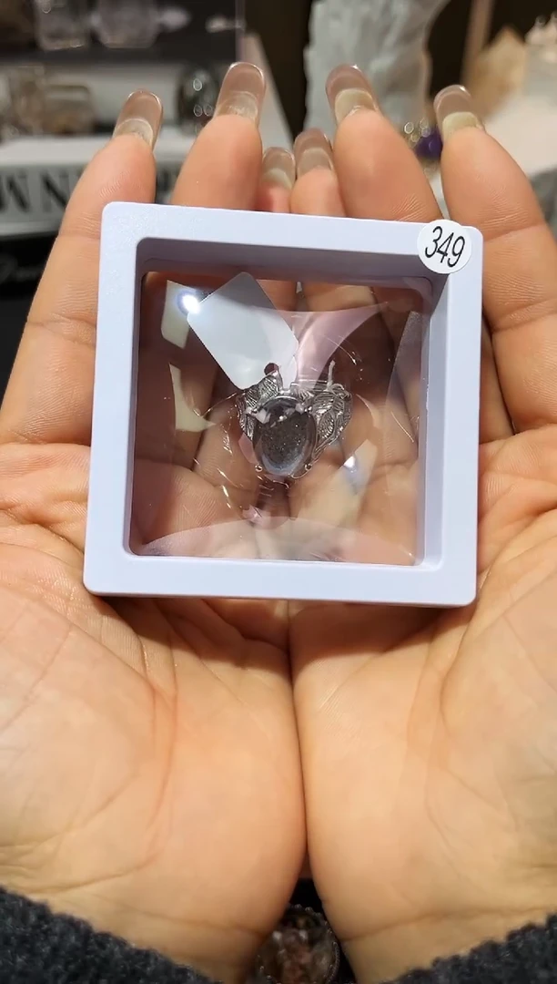 【闪购商品】水晶戒指银S925镶嵌定制