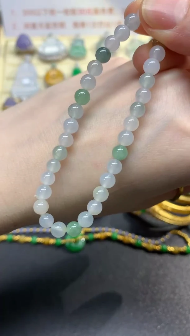 未镶嵌手串翡翠手串|300+30