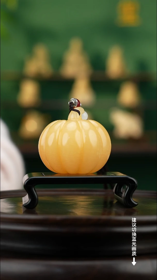 玉【小福瓜】天然玉石手把件